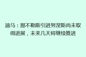 迪马：那不勒斯引进努涅斯尚未取得进展，未来几天将继续推进
