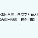 揭秘国际米兰：新赛季阵容大换血，能否重回巅峰，球迷们拭目以待！